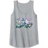 imageAmazon Essentials Looney Tunes Green Logo with Running Characters Tank TopHeather Grey