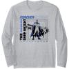 imageAmazon Essentials DC Comics Forever Batman The Dark Knight Frame Long Sleeve TShirtHeather Grey