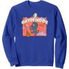imageAmazon Essentials Harry Potter Hogwarts Gryffindor House Cartoon Scene SweatshirtRoyal Blue