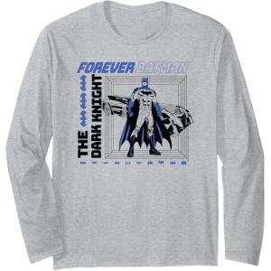 imageAmazon Essentials DC Comics Forever Batman The Dark Knight Frame Long Sleeve TShirtHeather Grey
