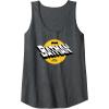 imageAmazon Essentials DC Comics Batman Circle 3D Shifted Logo Tank TopDark Heather Grey