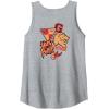 imageAmazon Essentials Harry Potter Front and Back Gryffindor Collegiate Collage Tank TopHeather Grey