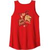 imageAmazon Essentials Harry Potter Front and Back Gryffindor Collegiate Collage Tank TopRed