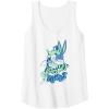 imageAmazon Essentials Looney Tunes Blue and Green Character Collage Tank TopWhite