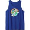 imageAmazon Essentials DC Comics Wonder Woman Lasso Rainbow World Tank TopRoyal Blue