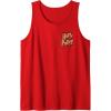 imageAmazon Essentials Harry Potter Front and Back Gryffindor Collegiate Collage Tank TopRed