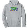 imageAmazon Essentials Looney Tunes Checkerboard with Characters Pullover HoodieHeather Grey