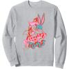 imageAmazon Essentials Looney Tunes Red and Pink Character Collage SweatshirtHeather Grey