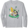 imageAmazon Essentials Looney Tunes Sylvester and Tweety Band Camp Long Sleeve TShirtHeather Grey