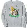 imageAmazon Essentials Looney Tunes Sylvester and Tweety Band Camp SweatshirtHeather Grey