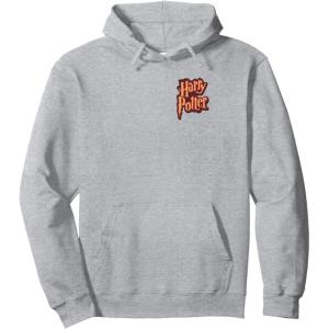 imageAmazon Essentials Harry Potter Front and Back Gryffindor Collegiate Collage Pullover HoodieHeather Grey