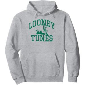 imageAmazon Essentials Looney Tunes Bugs Bunny Collegiate Arch Pullover HoodieHeather Grey