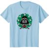 imageAmazon Essentials Mens Darth Vader Helmet Holiday Christmas Wreath TShirt Star Wars Darth SmallBaby Blue