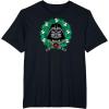 imageAmazon Essentials Mens Darth Vader Helmet Holiday Christmas Wreath TShirt Star Wars Darth SmallBlack