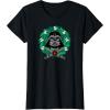 imageAmazon Essentials Mens Darth Vader Helmet Holiday Christmas Wreath TShirt Star Wars Darth SmallBlack