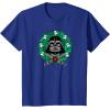 imageAmazon Essentials Mens Darth Vader Helmet Holiday Christmas Wreath TShirt Star Wars Darth SmallRoyal Blue
