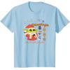imageAmazon Essentials Mens The Mandalorian Grogu Christmas Holiday Galaxys Greetings TShirt Black Graphic Print SmallBaby Blue