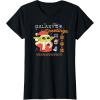 imageAmazon Essentials Mens The Mandalorian Grogu Christmas Holiday Galaxys Greetings TShirt Black Graphic Print SmallBlack