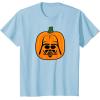 imageAmazon Essentials Star Wars Darth Vader Halloween Pumpkin Jack OLantern TShirtBaby Blue