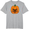imageAmazon Essentials Star Wars Darth Vader Halloween Pumpkin Jack OLantern TShirtHeather Grey