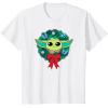 imageAmazon Essentials The Mandalorian Grogu Holiday Christmas Wreath TShirtWhite
