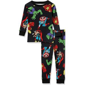 imageAmazon Essentials Marvel Boys and Toddlers SnugFit Pajama Sleep SetsMarvel Avengers