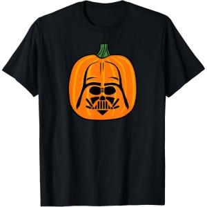imageAmazon Essentials Star Wars Darth Vader Halloween Pumpkin Jack OLantern TShirtBlack