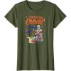 imageAmazon Essentials Mens The Mandalorian Grogu Halloween Trick or Treat TShirt Black Graphic Print SmallOlive Green