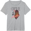 imageAmazon Essentials Star Wars Chewbacca Chewie Is My Valentine TShirtHeather Grey