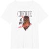 imageAmazon Essentials Star Wars Chewbacca Chewie Is My Valentine TShirtWhite