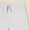 imageAmazon Essentials Unisex Babies Cotton PullOn Shorts MultipacksBlackLight Grey HeatherStripe