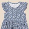 imageAmazon Essentials Girls and Toddlers Ruffle Jersey Dress Pack of 3Pale PinkFrench StripeFloral