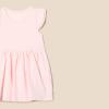 imageAmazon Essentials Girls and Toddlers Ruffle Jersey Dress Pack of 3Pale PinkFrench StripeFloral