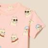 imageAmazon Essentials Girls and Toddlers TShirt and Bike Short SetBlackCool Cat