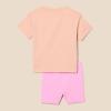 imageAmazon Essentials Girls and Toddlers TShirt and Bike Short SetPinkUnicorn