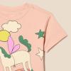 imageAmazon Essentials Girls and Toddlers TShirt and Bike Short SetPinkUnicorn