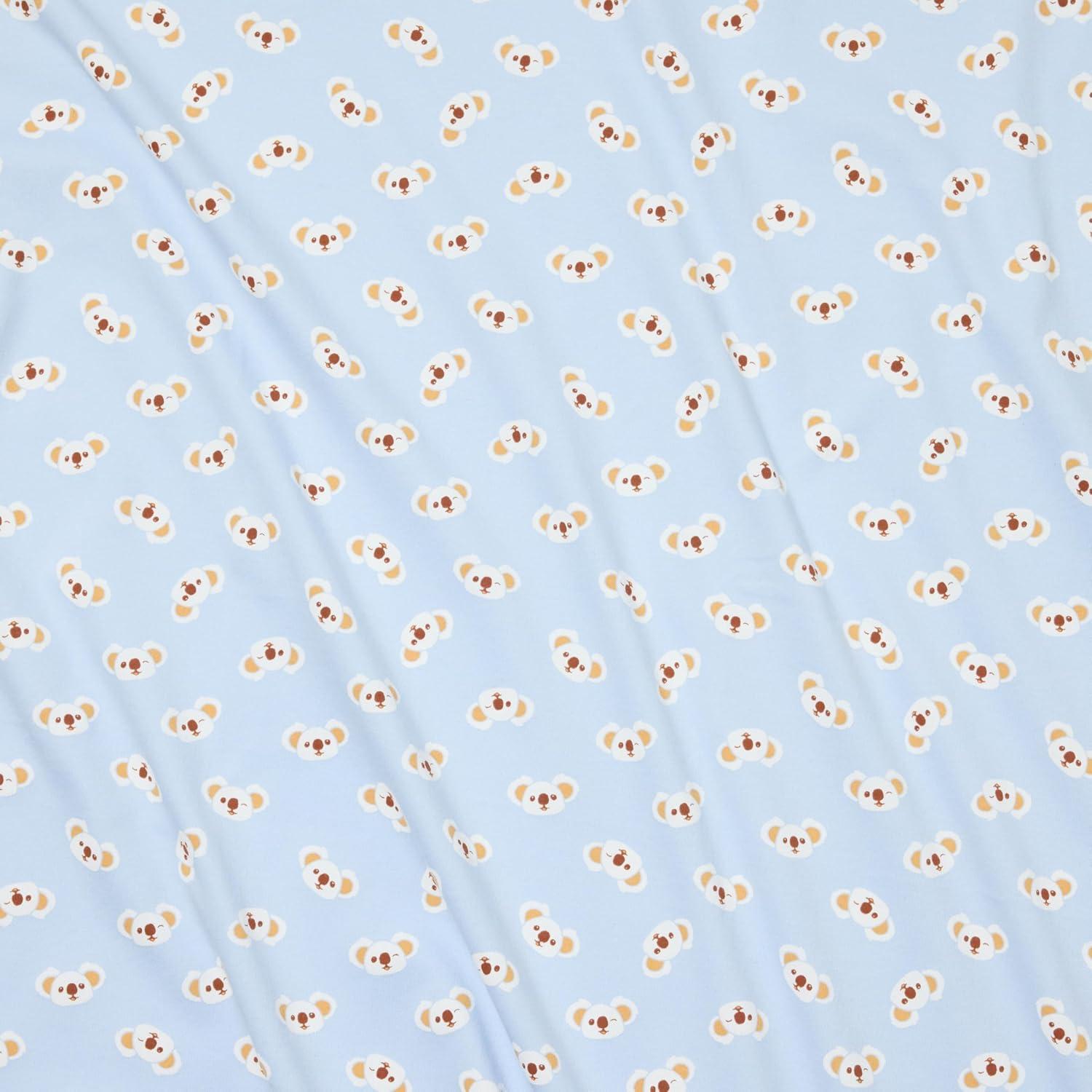 imageAmazon Essentials Baby Girls Swaddle Blankets Pack of 3NavyStripeKoala