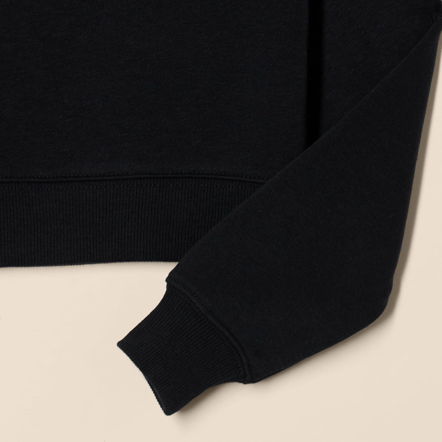 imageAmazon Essentials Girls Cropped SweatshirtBlack