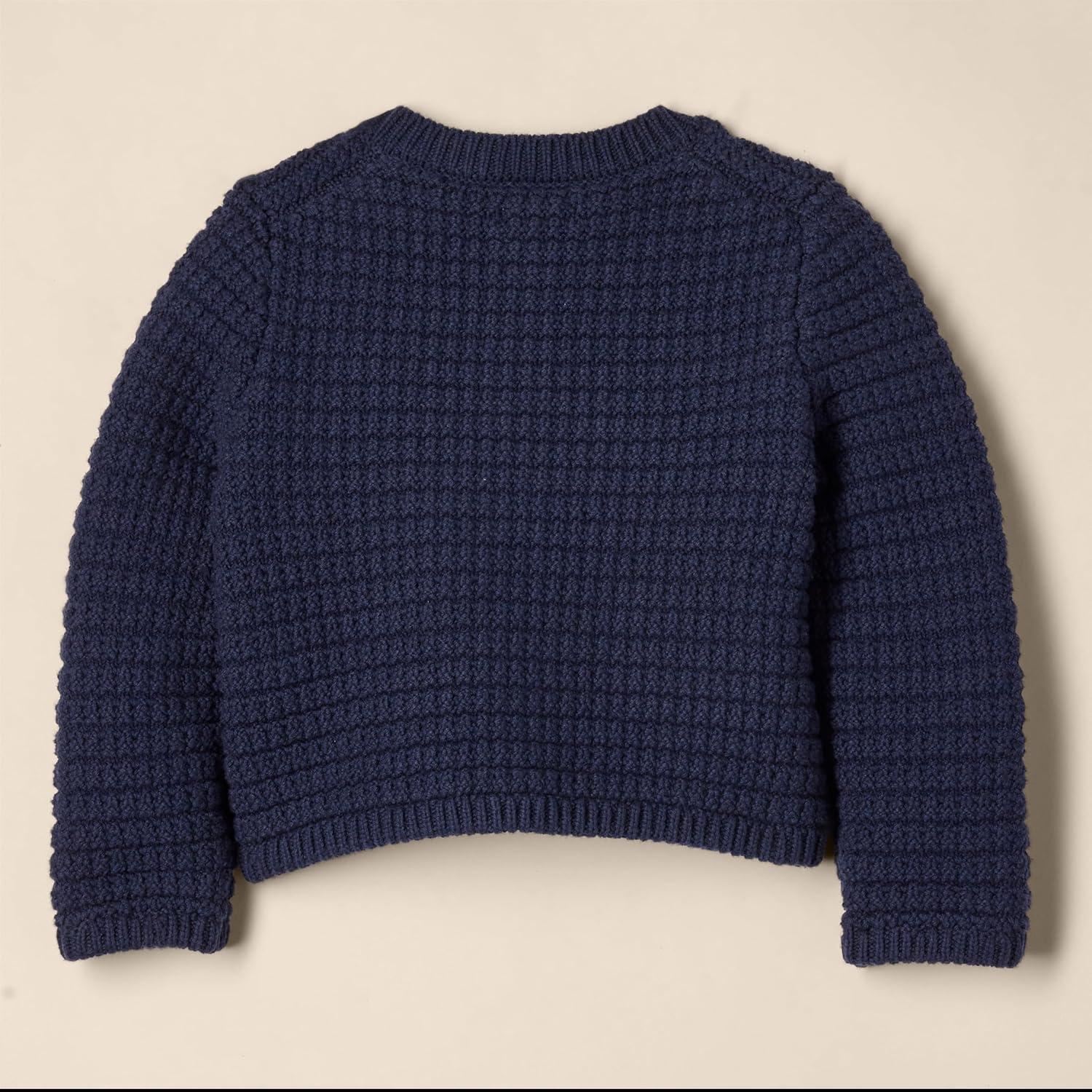 imageAmazon Essentials Girls and Toddlers Knit CardiganNavy