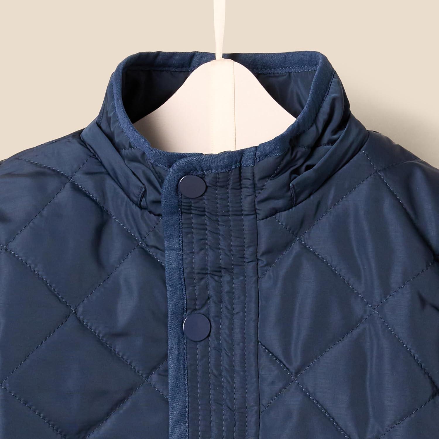 imageAmazon Essentials x Sofia Grainge Unisex Toddlers and Babies Midweight Field Jacket with HoodDark Navy