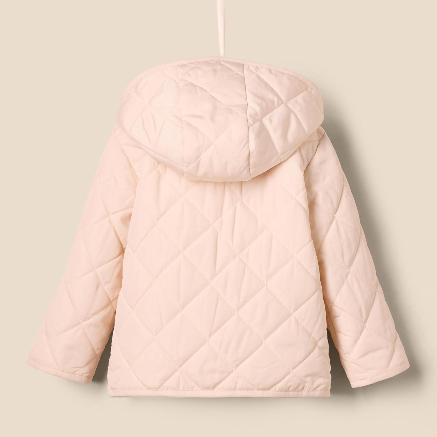 imageAmazon Essentials x Sofia Grainge Unisex Toddlers and Babies Midweight Field Jacket with HoodPearl