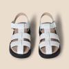 imageAmazon Essentials Girls Closed Toe Fisherman SandalsOffwhite Faux Leather