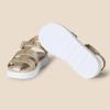 imageAmazon Essentials Girls Closed Toe Fisherman SandalsPale Metallic Gold Faux Leather