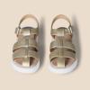 imageAmazon Essentials Girls Closed Toe Fisherman SandalsPale Metallic Gold Faux Leather