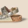 imageAmazon Essentials Girls Cork SandalsGold Glitter