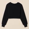 imageAmazon Essentials Girls Cropped SweatshirtBlack