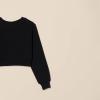 imageAmazon Essentials Girls Cropped SweatshirtBlack