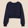imageAmazon Essentials Girls Cropped SweatshirtNavy