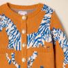imageAmazon Essentials Girls and Toddlers Knit CardiganDark Orange Zebra