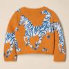 imageAmazon Essentials Girls and Toddlers Knit CardiganDark Orange Zebra